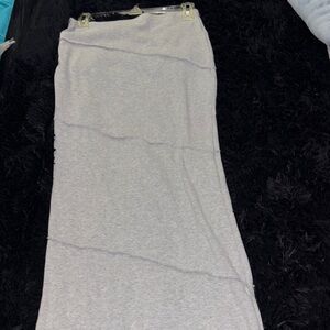 Elegant Gray Women's Skirt
